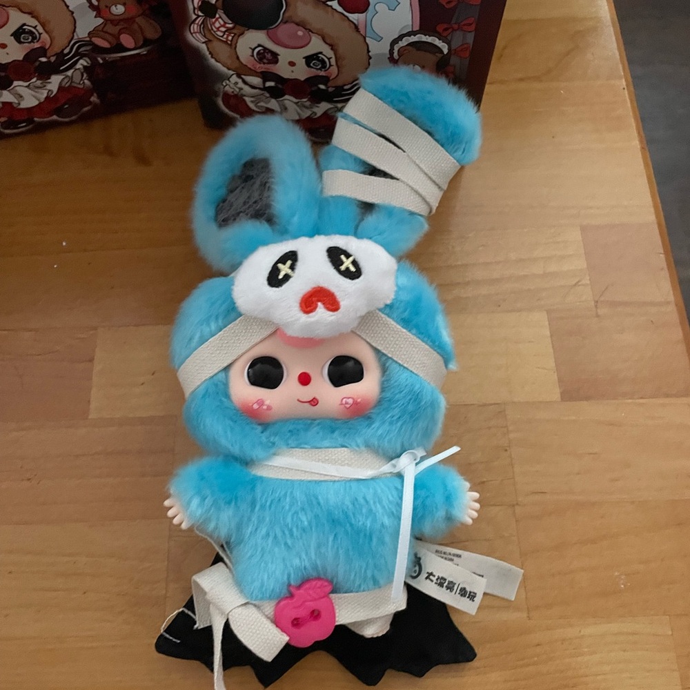 Halloween Castle Adventure BB3- Cute Blue Plush Doll with Bandages